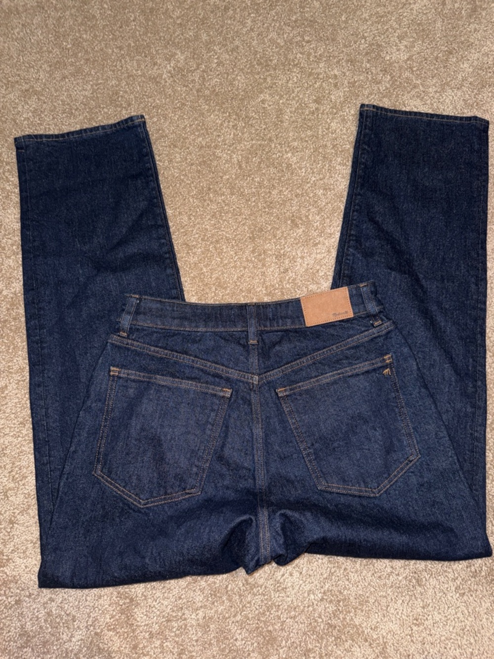 Madewell Curvy ‘90s Straight Jean Dark Wash - 28 - NWT - Picture 6 of 10